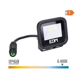 Projecteur LED EDM 70400 Black Series Noir F 2100 W 10 W 800 lm 9,2 x 8,1 x 2,7 cm (6400 K)