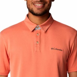 Men’s Short Sleeve Polo Shirt Columbia Nelson Point™ Coral