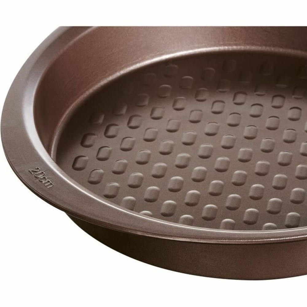 Backform Pyrex Braun Schwarz Metall
