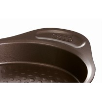 Backform Pyrex Braun Schwarz Metall