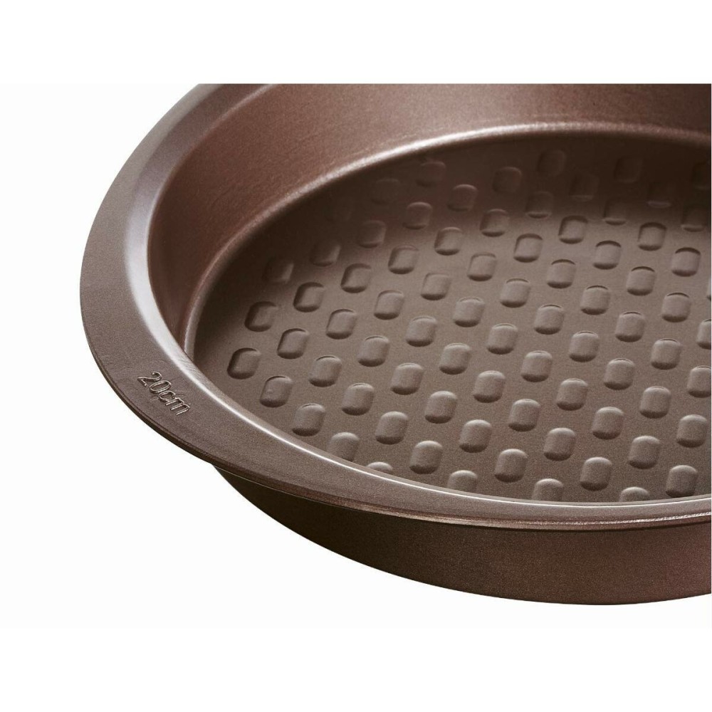 Backform Pyrex Braun Schwarz Metall