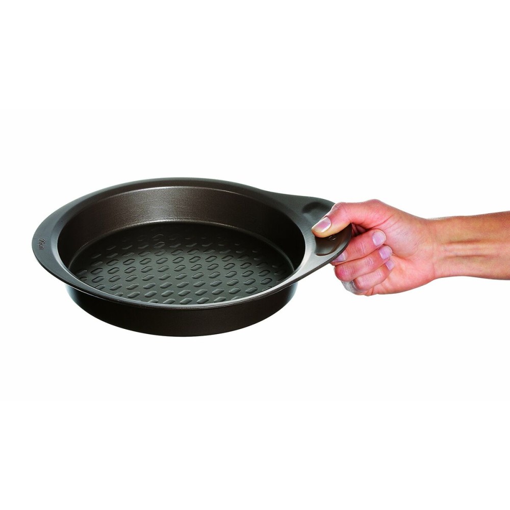 Backform Pyrex Braun Schwarz Metall