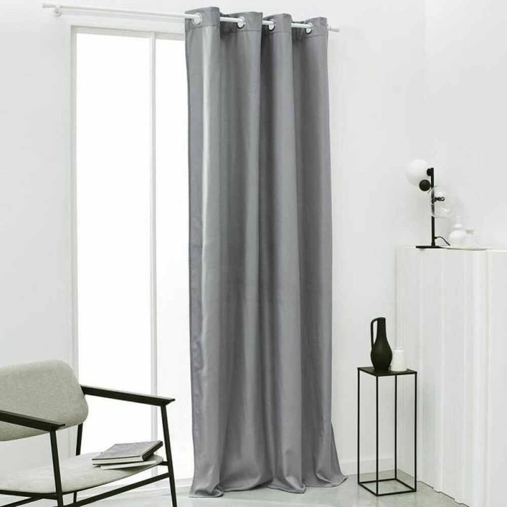 Rideau TODAY Essential Isolation thermique Acier Gris clair 140 x 240 cm