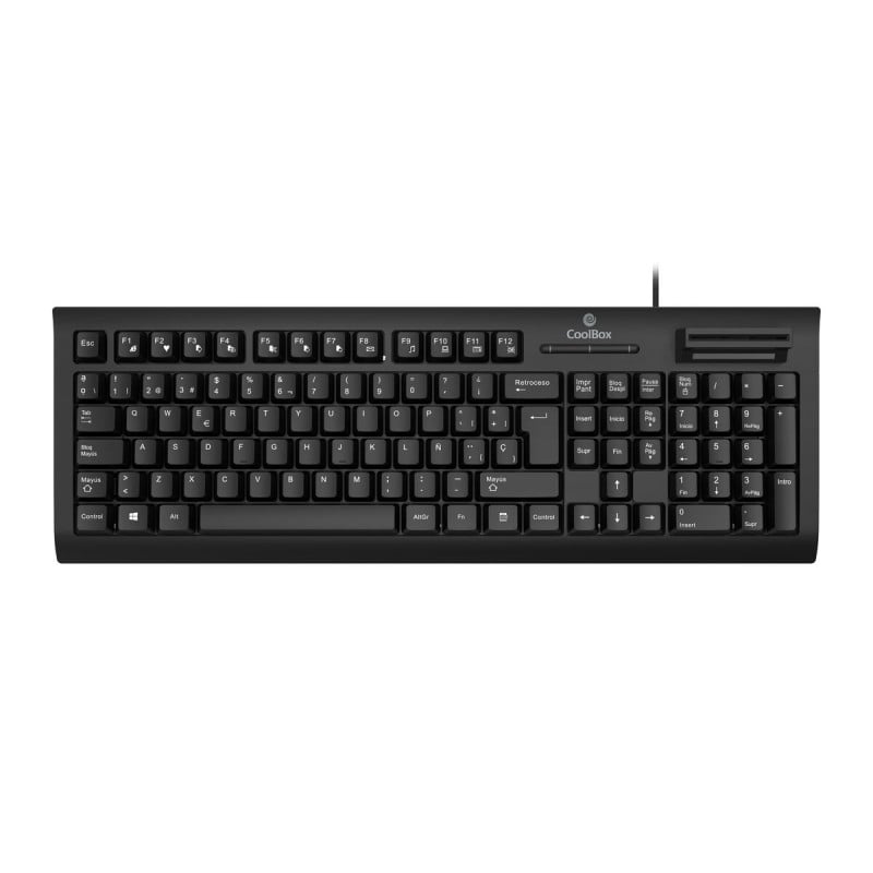 Lecteur pour DNI Electronique CoolBox COO-TEC03DNI Noir Espagnol Espagnol Qwerty QWERTY