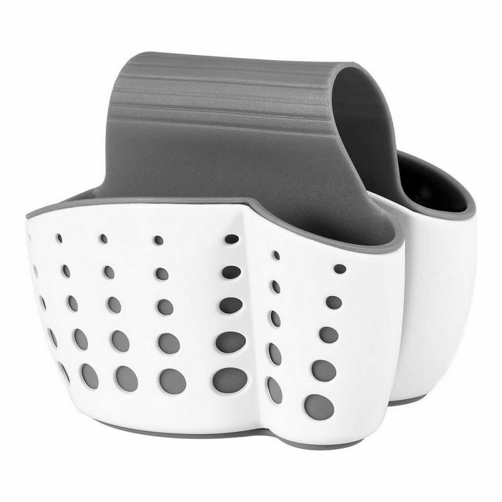Scheuermittelablage für Spülbecken Quttin Double Weiß 15 x 9 x 12 cm (12 Stück)