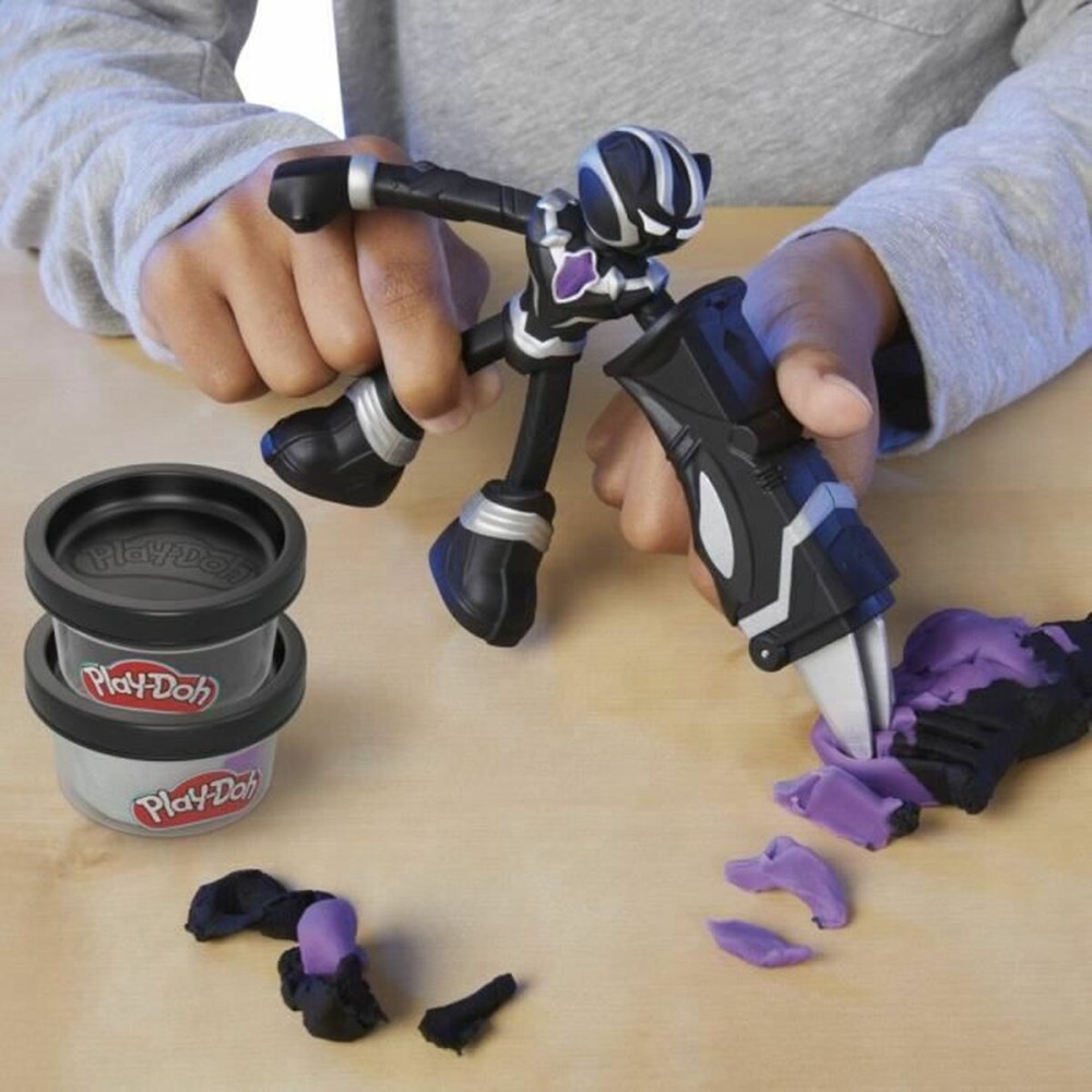 Knetspiel Play-Doh Black Panther garras afiladas noir