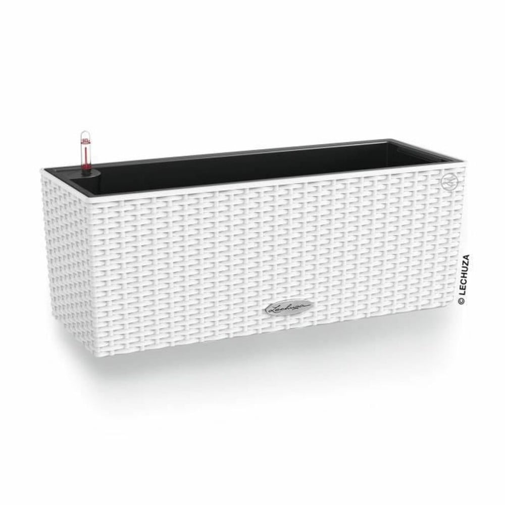 Plant pot Lechuza White Black polypropylene