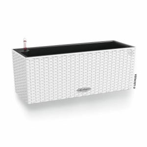 Plant pot Lechuza White Black polypropylene