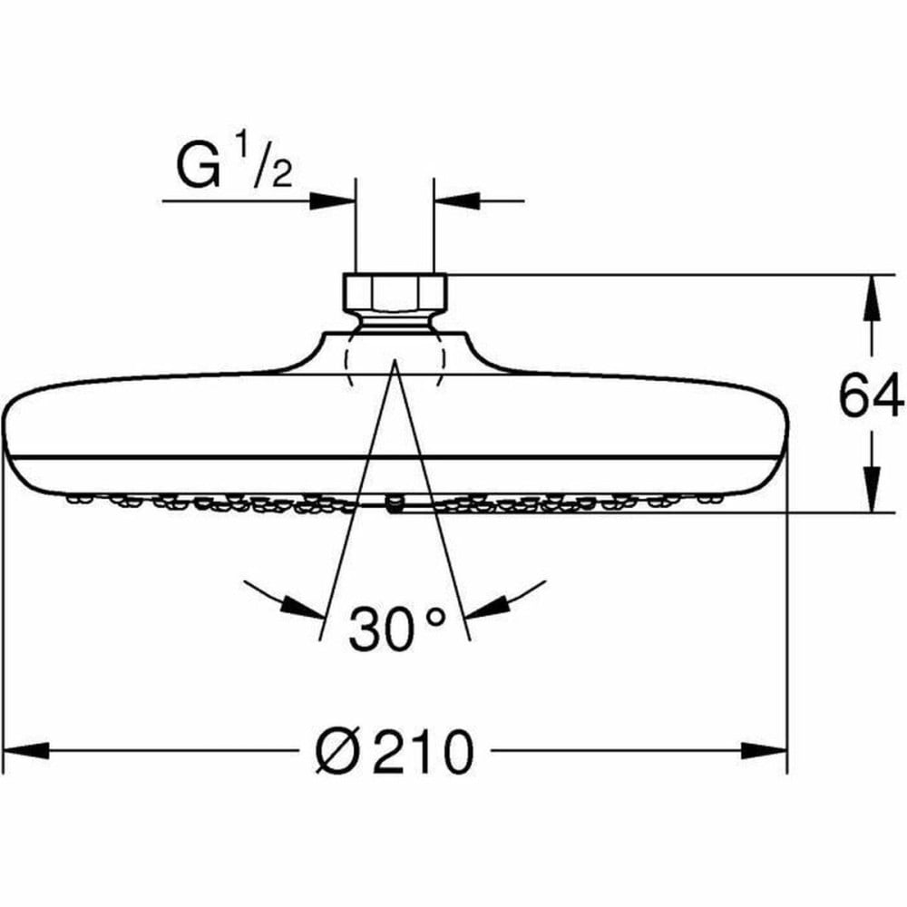 Pomme de douche Grohe Vitalio Start Ronde