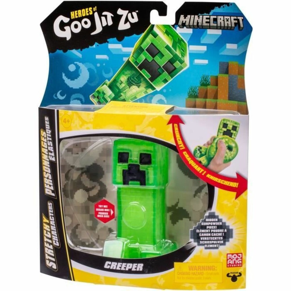 Figur mit Gelenken Goo Jit Zu Creeper de Minecraft