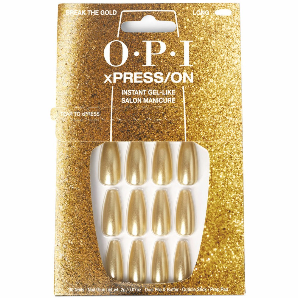 False nails Opi Break the Gold 30 Pieces