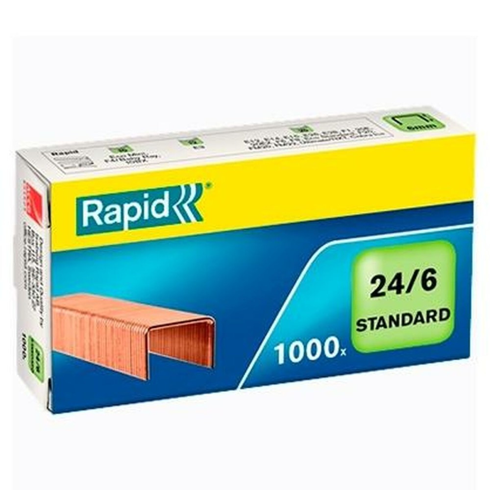 Heftklammern Rapid Standard 24/6 6 mm (20 Stück)