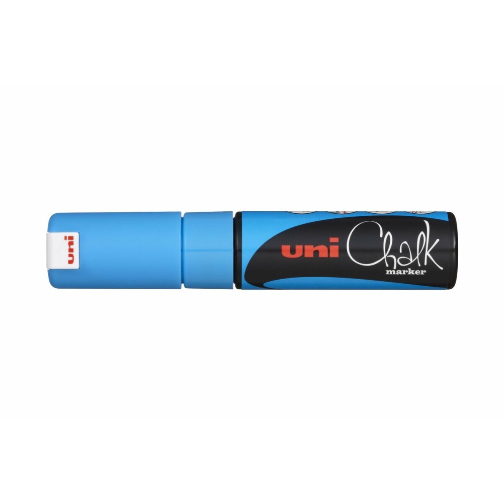 marqueur craie liquide Uni-Ball PWE-8K Bleu Bleu clair (6 Pièces) (6 Unités)