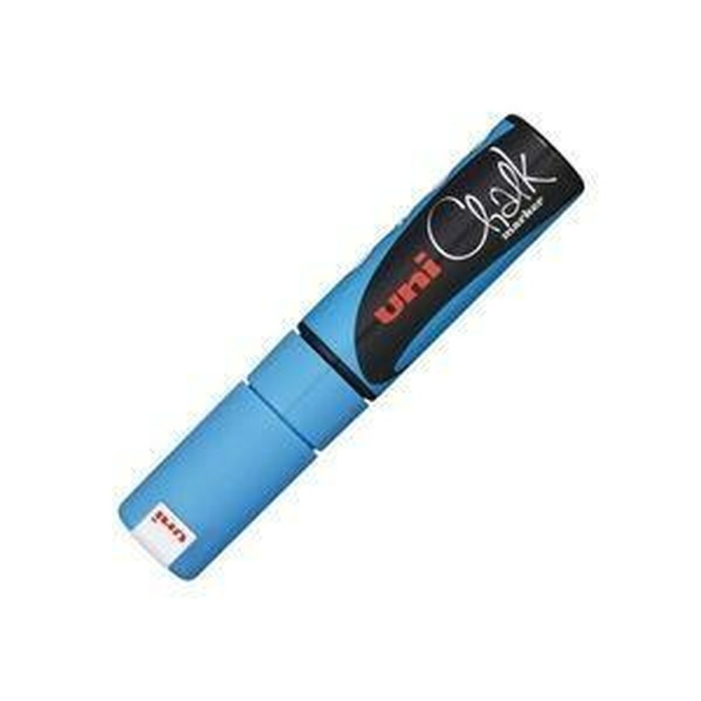 marqueur craie liquide Uni-Ball PWE-8K Bleu Bleu clair (6 Pièces) (6 Unités)