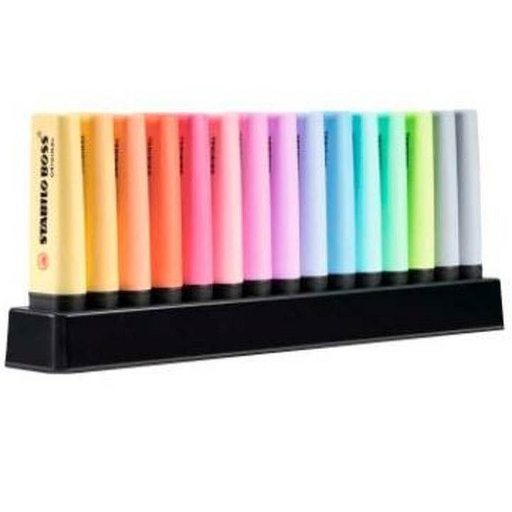 Fluorescent Marker Set Stabilo Boss Multicolour (5 Units)