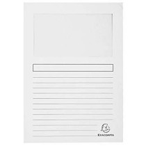 Subfolder Exacompta Forever White A4 100 Pieces (4 Units)
