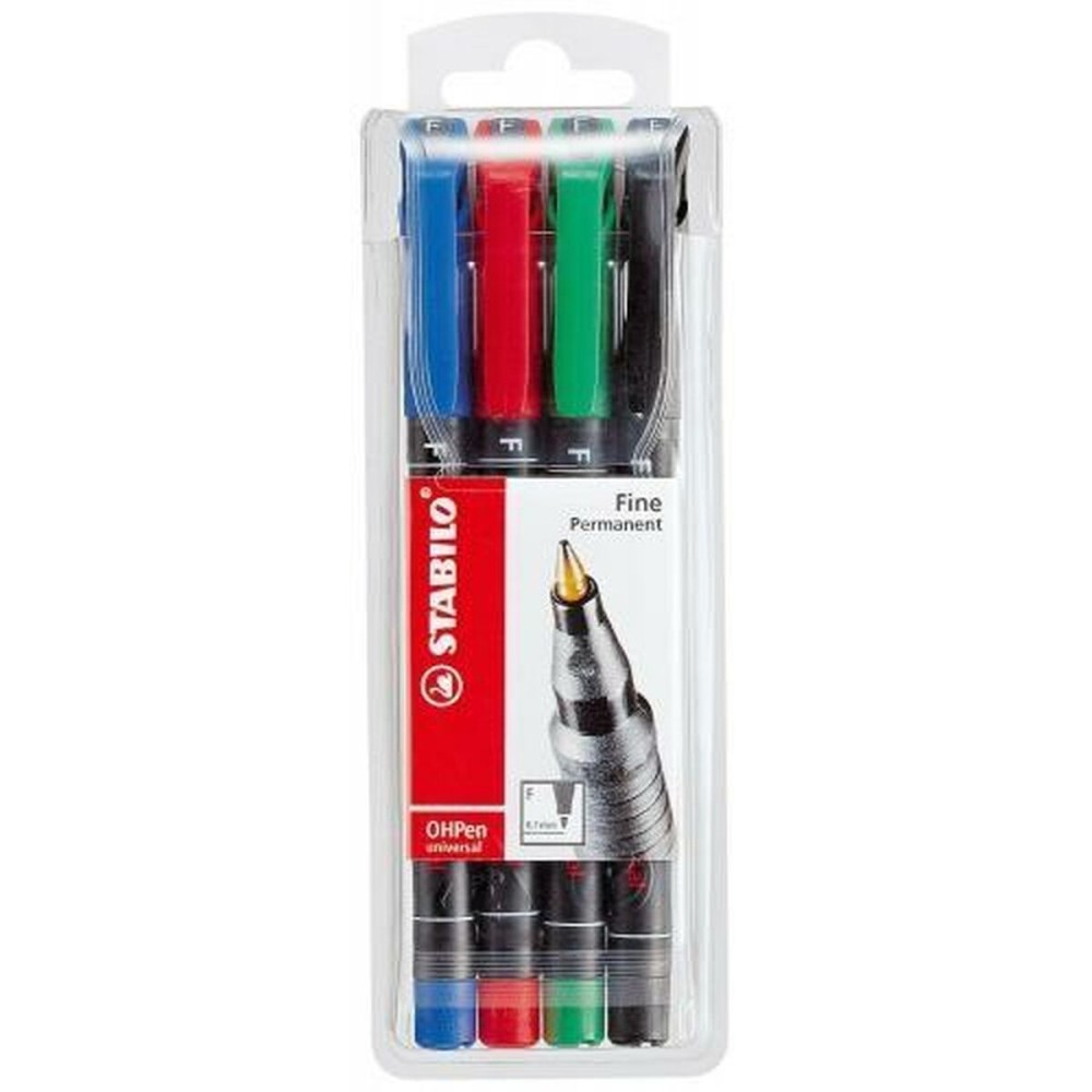 Ensemble de Marqueurs Stabilo Oh Pen Multicouleur 0,7 mm (5 Unités)
