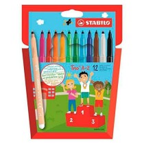 Set of Felt Tip Pens Stabilo Trio AZ Multicolour (6 Units)