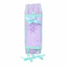Dreifaches Federmäppchen Frozen Spirit Lila 12,5 x 19,5 x 5,5 cm 37 Stücke