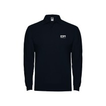 Polo à manches longues homme EDM Noir