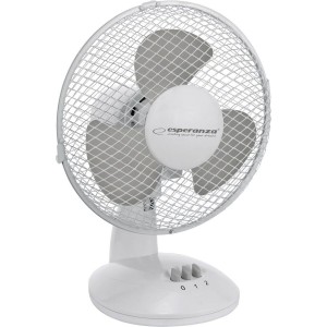 Tischventilator Esperanza EHF004WE Weiß Grau 30 W