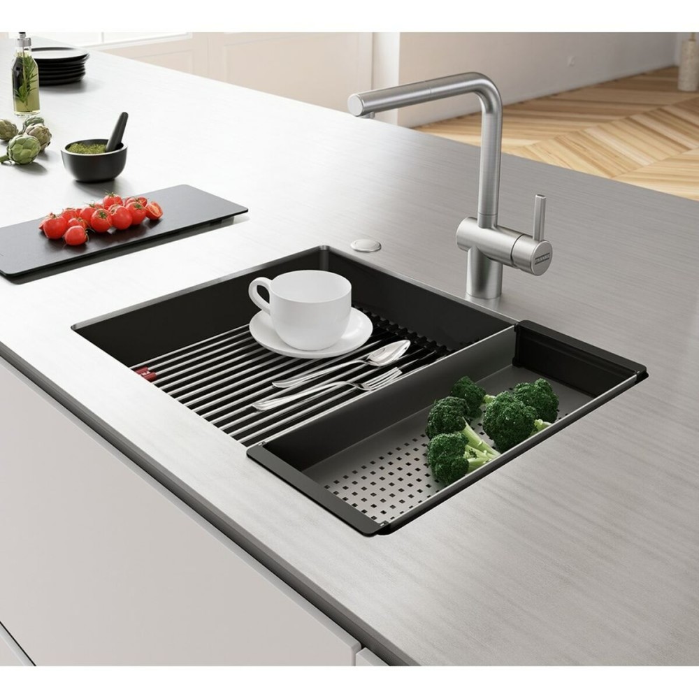 Einfachspülbecken Franke 125.0633.002 Matte Hinterseite