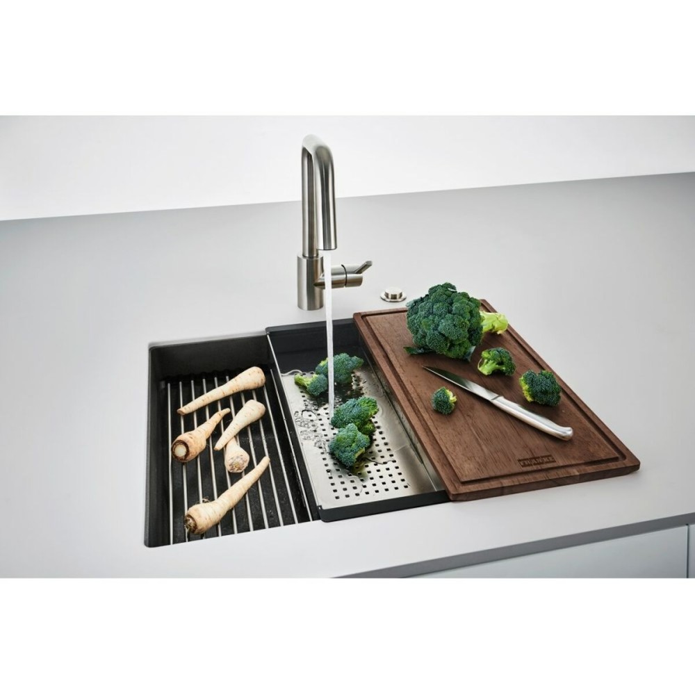 Einfachspülbecken Franke 125.0633.002 Matte Hinterseite