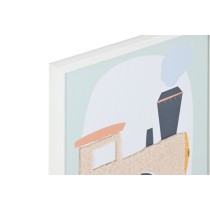 Bild Home ESPRIT Gelb Blau Leinwand 30 x 1,8 x 40 cm (4 Stück)