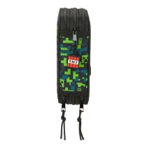 Triple Pencil Case Minecraft Tnt Multicolour 12,5 x 19,5 x 5,5 cm 37 Pieces