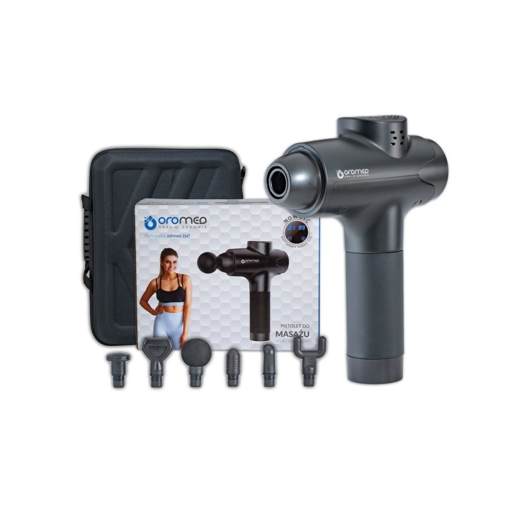 Massage Gun for Relaxation and Muscle Recovery Oromed ORO-GUN PRO BLACK 20 W Black