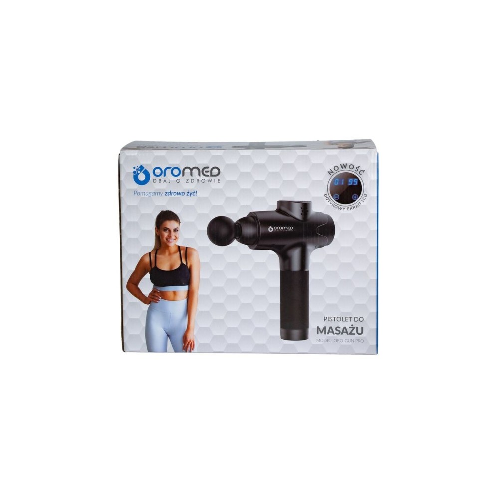Massage Gun for Relaxation and Muscle Recovery Oromed ORO-GUN PRO BLACK 20 W Black