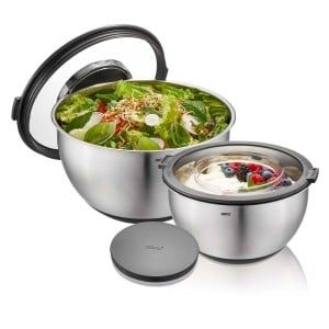 Lebensmittelbehälter Gefu G-35055 Stahl 4,5 L rund (2 Stücke) (2 Stück)