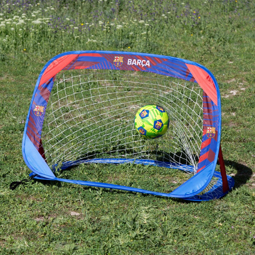 Set of 2 football goals F.C. Barcelona 120 x 80 x 80 cm (2 Units)