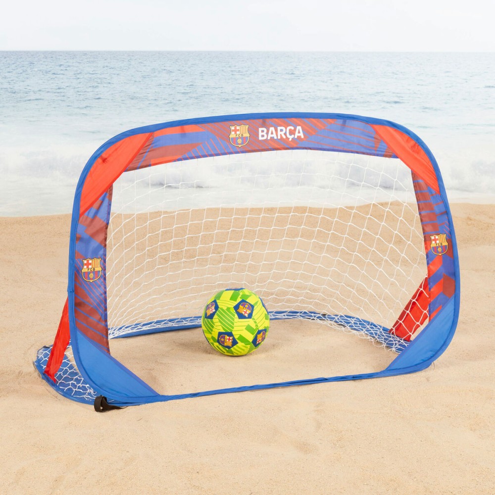 Set of 2 football goals F.C. Barcelona 120 x 80 x 80 cm (2 Units)