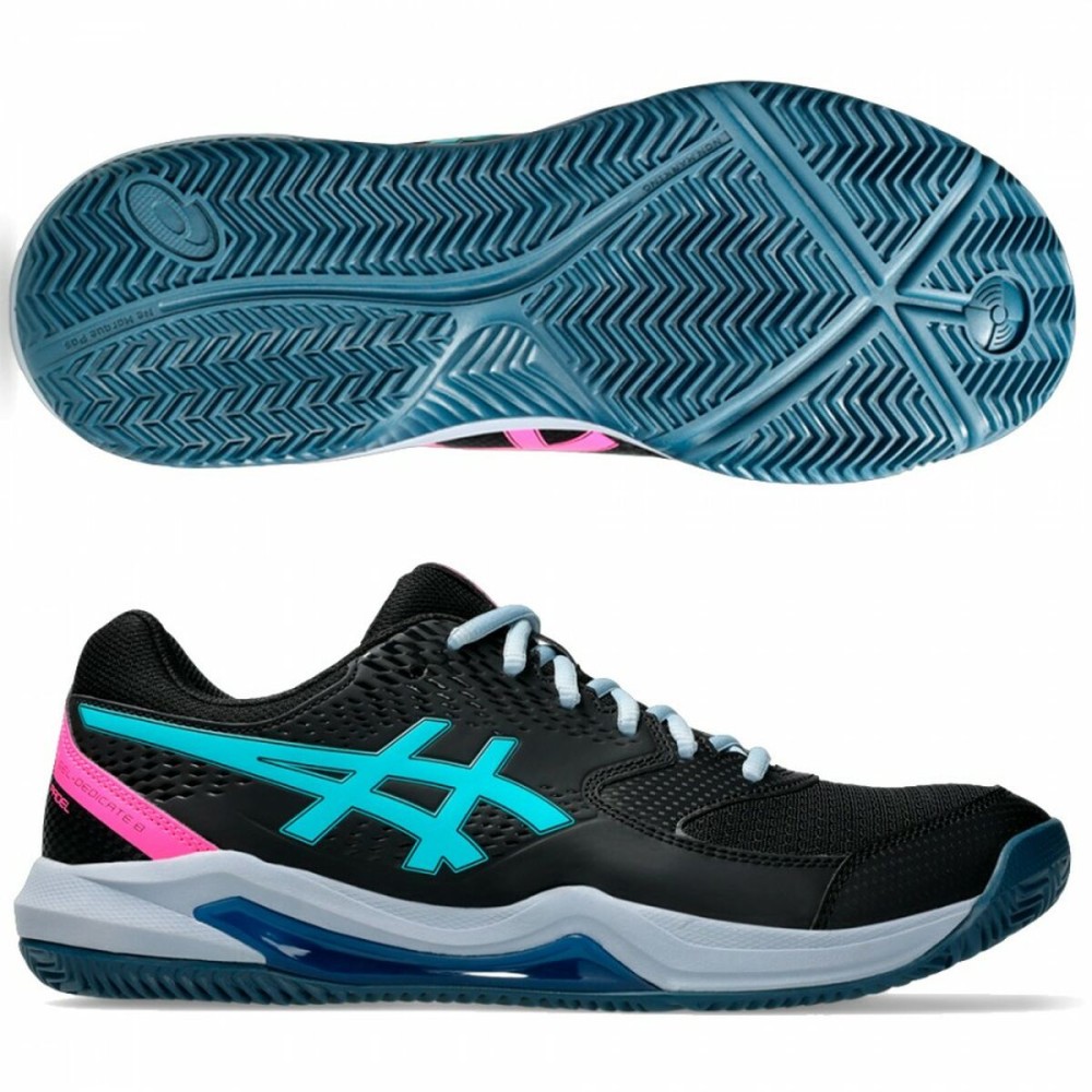 Adult's Padel Trainers Asics GEL DEDICATE 8 PADEL 1041A414 001 Black