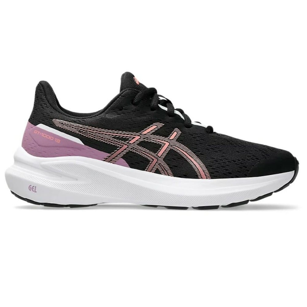 Chaussures de Sport pour Enfants Asics GT 1000 13 GS 1014A343 006 Noir