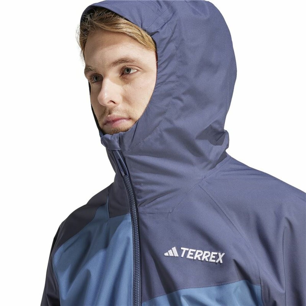 Men's Sports Jacket Adidas Multi 2L Rain Blue