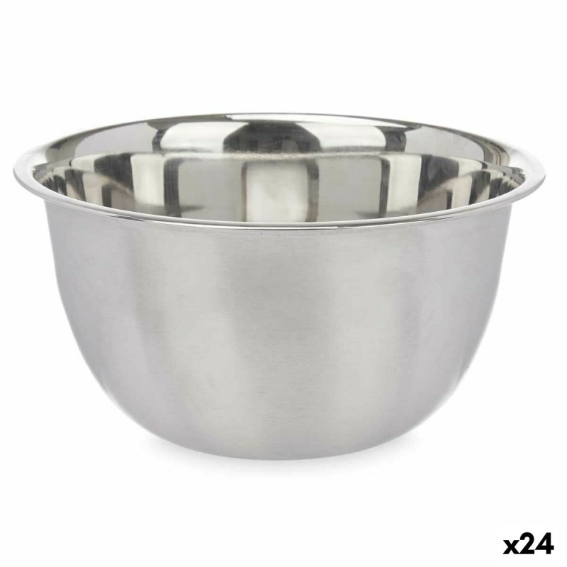 Mixing Bowl Kinvara 3551-3750 Silver Stainless steel 3,6 L 24 x 12,5 x 24 cm (24 Units)