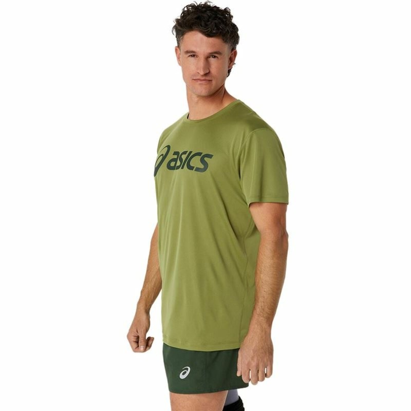 Men’s Short Sleeve T-Shirt Asics Core Top  Military green