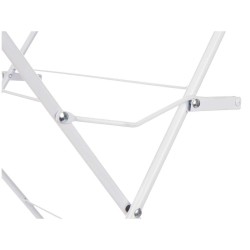 Folding clothes line White Black 47 x 41 x 136 cm Vertical (5 Units)