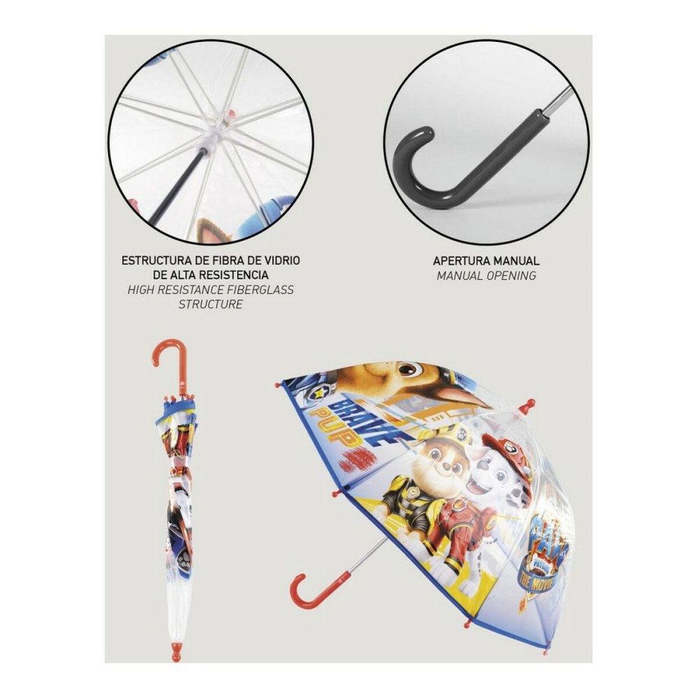 Parapluie The Paw Patrol Bleu (Ø 71 cm)