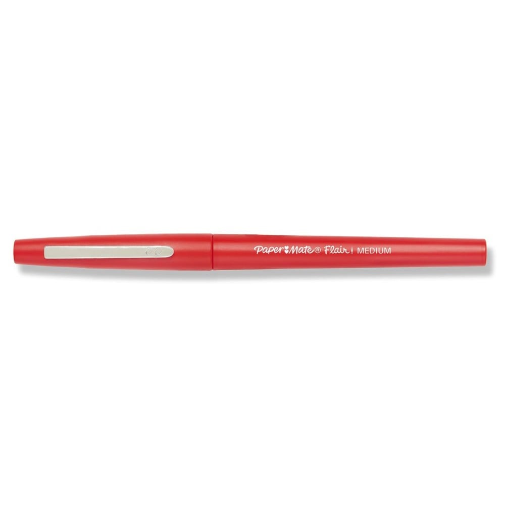 Marqueur Paper Mate Flair Medium Rouge (12 Unités)