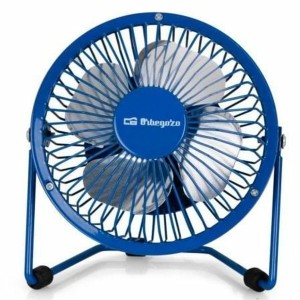 Mini Ventilateur avec USB pour Ordinateur Orbegozo PW 1026 Bleu