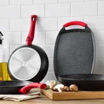 Wok Pan San Ignacio Toledo SG-6268 Ø 26 cm Black Aluminium