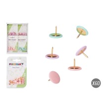 Punaises Pincello 654 Multicouleur Métal (12 Unités)