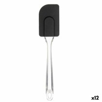 Spatule de Cuisine Kinvara KT11-5521B Noir Transparent Silicone Plastique 5 x 23,5 x 2 cm 5 x 24 x 2 cm (12 Unités)