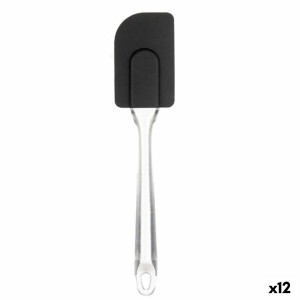 Spatule de Cuisine Kinvara KT11-5521B Noir Transparent Silicone Plastique 5 x 23,5 x 2 cm 5 x 24 x 2 cm (12 Unités)