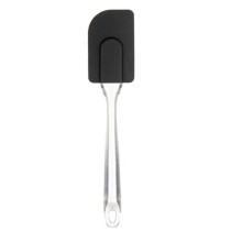 Spatule de Cuisine Kinvara KT11-5521B Noir Transparent Silicone Plastique 5 x 23,5 x 2 cm 5 x 24 x 2 cm (12 Unités)