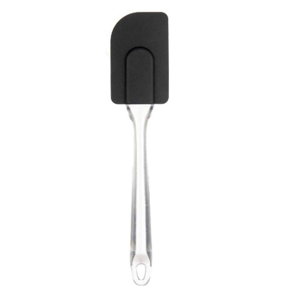 Spatule de Cuisine Kinvara KT11-5521B Noir Transparent Silicone Plastique 5 x 23,5 x 2 cm 5 x 24 x 2 cm (12 Unités)
