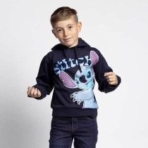 Unisex Sweater mit Kapuze Stitch Dunkelblau
